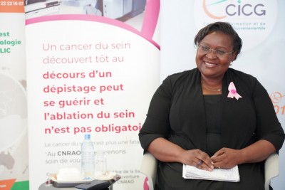 Côte d'Ivoire :   Octobre Rose, Prof. Judith Didi-Kouko Directrice du CNRAO : « le cancer du sein n'est plus une fatalité, on peut en guérir »