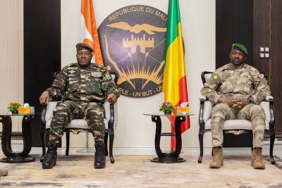 Mali-Niger : Le général Tiani à Bamako pour sa première visite à l'étranger