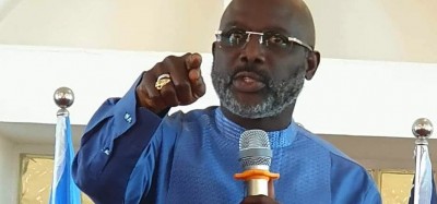 Liberia :  Weah inculque le fair-play dans la défaite aux membres de son parti CDC