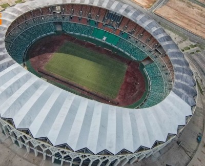 Côte d'Ivoire : Les travaux d'entretien de la toiture du Stade Olympique Alassane Ouattara d'Ebimpé ont commencé