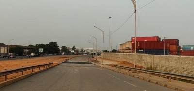 Togo :  Ouverture provisoire de la RN2 au niveau du Port à Lomé