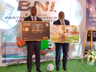Côte d'Ivoire : CAN 2023, la BNI lance des cartes prépayées Visa collector Akwaba