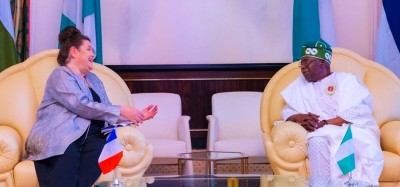 Nigeria-France :  Tinubu sollicite la France pour lutter contre le terrorisme, Mme Blatmann nommée DAOI