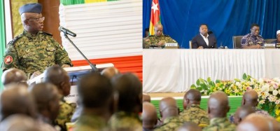 Togo :  Grand rapport des FAT au Président Gnassingbé à Kara