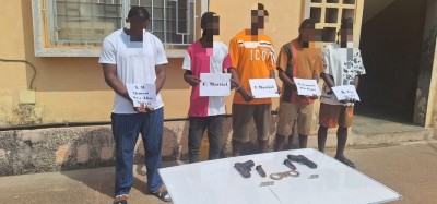 Togo : La police déniche un réseau de braqueurs camerounais, appel à recherche dans 2 autres pays