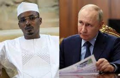 Tchad-Russie : Mahamat Idriss Déby s'envole pour Moscou sur invitation de Poutine