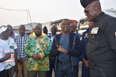 Côte d'Ivoire : A quelques heures du match contre le Sénégal, le Ministre Amadou Koné s'assure du dispositif de sécurité routière sur l'autoroute du nord, voici le plan de circulation