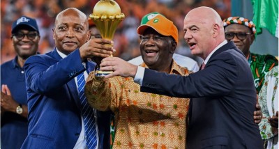 Côte d'Ivoire : Infantino président de la FIFA: « Cette compétition très réussie a  mis en valeur l'Afrique aux yeux du monde entier », voici le palmarès complet des récompenses de  la CAF