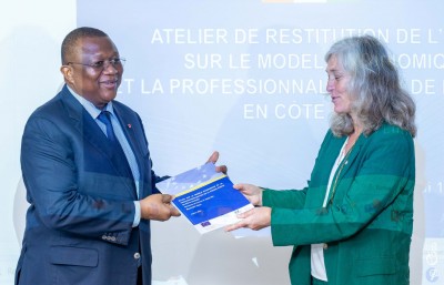 Côte d'Ivoire-UE : Le ministre Amadou Coulibaly réceptionne les résultats d'une étude sur le modèle économique et la professionnalisation de la presse en Côte d'Ivoire
