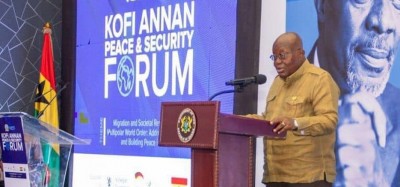 Ghana :  Akufo-Addo appelle à contrer les problèmes migratoires et évoque certaines situations dans la CEDEAO