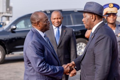 Côte d'Ivoire : De retour du Ghana, Ouattara s'entretient ce jeudi à Abidjan avec le nouveau président Libérien Joseph Nyuma Boakai