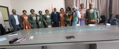 Côte d'Ivoire : La présidente de l'UF-RHDP présente son commando à Kafana et sollicite le soutien de la Direction dans la mise en œuvre de son programme d'actions.
