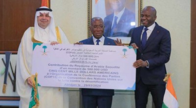 Côte d'Ivoire: Lutte contre la désertification et la sécheresse, l'Arabie Saoudite soutient le gouvernement à hauteur de 300 000 000 francs CFA