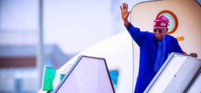 Nigeria-Sénégal :  Tinubu quitte Abuja pour l'investiture de Diomaye Faye au Sénégal