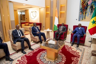 Côte d'Ivoire-Sénégal : Le Vice-Président Tiémoko Meyliet Koné a  représenté le chef de l'Etat à la prestation de serment  de Bassirou Diomaye Faye