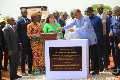 Côte d'Ivoire : Inauguration historique de la première centrale solaire photovoltaïque à Boundiali, l'hommage de Bruno Koné au chef de l'Etat