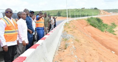 Côte d'Ivoire : Travaux de construction de l'autoroute de contournement d'Abidjan (Y4), l'état d'avancement estimé à 87%, un appel lancé aux « indisciplinés »