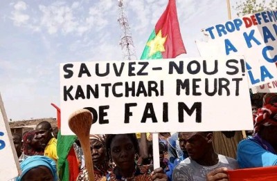 Burkina Faso :  Manifestation à Kantchari pour la sécurité et un ravitaillement