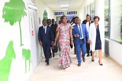 Côte d'Ivoire-Gabon : Zita Oligui Nguema visite l'Hôpital Mère-Enfant de Bingerville