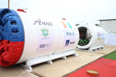 Côte d'Ivoire : Lancement des travaux du projet d'assainissement « micro-tunnelier »  de la ligne 1 du Métro d'Abidjan