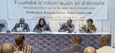 Togo : Régime parlementaire, adhésion des acteurs et populations consultés
