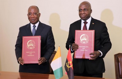 Côte d'Ivoire-Angola : Ouattara invite João Lourenço à une visite officielle à Abidjan, le message porté au président Angolais par le ministre Léon Adom