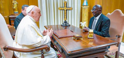 Ghana-Vatican :  Echanges entre le VP Bawumia et le Pape François sur la coopération et la sécurité