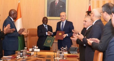 Côte d'Ivoire : En Türkiye, Adama Bictogo signe un mémorandum d'entente pour fortifier la coopération entre les deux parlements