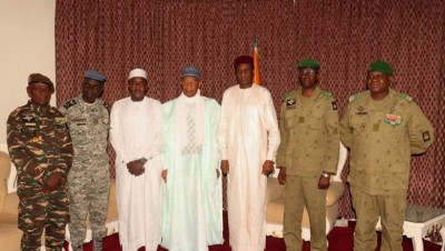 Tchad-Niger : Le ministre des armées reçu à Niamey par le PM Ali Mahaman Lamine Zeine