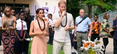 Nigeria :  Le prince britannique Harry et son épouse Meghan en visite au nom des Jeux Invictus