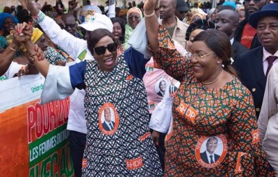 Côte d'Ivoire : Mobilisation de l'UF-RHDP à Abobo, l'appel d'Harlette Badou aux femmes  pour une victoire éclatante du RHDP à la présidentielle de 2025