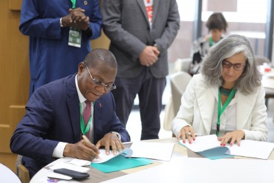 Côte d'Ivoire : Forum urbain Africain à Addis-Abeba, Bruno Koné signe un protocole d'entente avec ONU-Habitat pour la mobilisation des ressources financières destinées au développement urbain durable