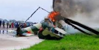 RDC : Un hélicoptère des FARDC s'écrase lors de son atterrissage à Kinshasa, trois morts