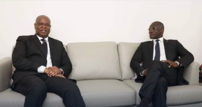 Côte d'Ivoire : Après sa sortie « virulente » concernant le cas Gbagbo , Katinan Koné reçu par  Vagondo Diomandé,  ce que revèle le contenu  de leurs échanges