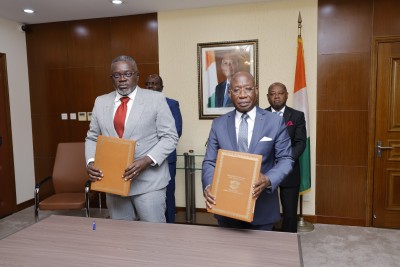 Côte d'Ivoire : Développement et assistance humanitaire, Léon Adom signe trois importants accords avec des organisations internationales