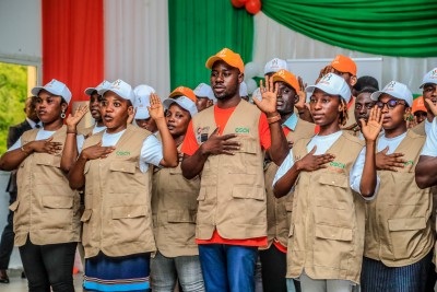 Côte d'Ivoire : 500 volontaires mobilisés pour soutenir les collectivités locales