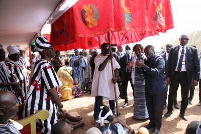 Côte d'Ivoire : Célébration des 400 ans du Royaume de Bouna, Tiémoko Meyliet Koné inaugure le nouveau palais royal de la ville