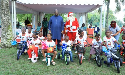 Côte d'Ivoire: Noël féerique, Laurent Tchagba couvre de bonheur 500 enfants des agents de son ministère et de l'orphelinat de Bingerville