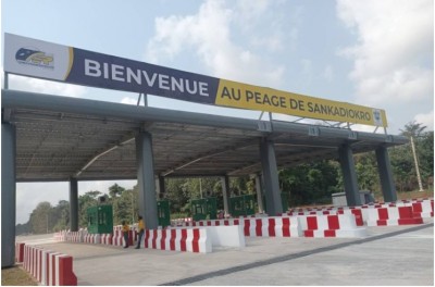 Côte d'Ivoire : Le nouveau poste de péage de Sankadiokro sur l'axe Abengourou-Agnibilékrou officiellement ouvert à la circulation depuis dimanche