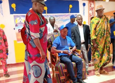 Côte d'Ivoire : Le Président des anciens Présidents et Leaders de la jeunesse de Gagnoa pour la Cohésion et la Paix investi