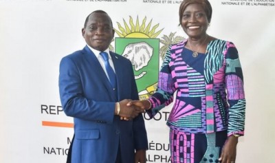 Côte d'Ivoire : Mariatou Koné aux syndicalistes : « Je ne dénie pas le droit de militer dans un parti politique, Cependant, cela doit se faire dans un esprit républicain »