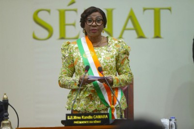 Côte d'Ivoire : Rentrée Sénatoriale sous le sceau de l'unité et du progrès, Kandia invite ses collègues à être les messagers de la paix dans leurs circonscriptions respectives