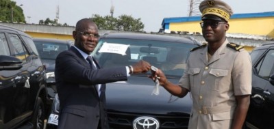 Côte d'Ivoire :  Vagondo renforce la capacité de mobilité du Corps préfectoral et de la Police Nationale, les bénéficiaires saluent le respect de la Maxime : « Moins de paroles et plus d'actions »