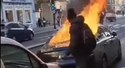 Côte d'Ivoire-France : Un individu se présentant comme ivoirien met le feu à un  véhicule stationné près du Consulat à Paris
