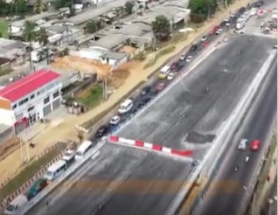 Côte d'Ivoire : Échangeur de Faya sur le boulevard Germain Koffi Gadeau, 97% des travaux déjà achevés, assure l'Ageroute