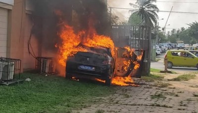 Côte d'Ivoire : Le COJEP de Blé Goudé déplore l'explosion d'un véhicule devant son siège, une enquête ouverte