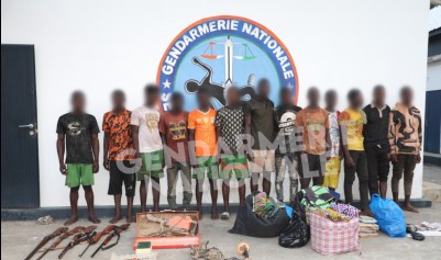 Côte d'Ivoire : Vaste opération de la Gendarmerie contre l'orpaillage illégal à Tengrela, des armes et 17 millions saisis, 13 individus interpellés
