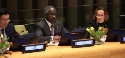 Côte d'Ivoire : Depuis le siège de l'ONU, Bictogo présente au monde les actions entreprises par le parlement ivoirien pour soutenir la mise en œuvre des ODD