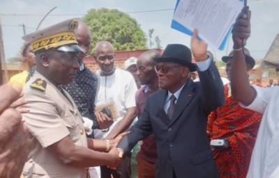 Côte d'Ivoire : Issia, Michel Ipaud Lago ancien directeur général de l'administration du territoire est devenu chef de village