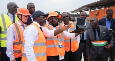 Côte d'Ivoire : Ligne 1 du métro d'Abidjan, le Ministre Amadou Koné après visite, fait le point des travaux